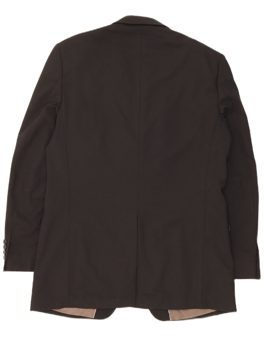 Marks & Spencer Herren-Blazer mit 3 Knöpfen, Gr. 42, Größe L, Schwarz, Polyester