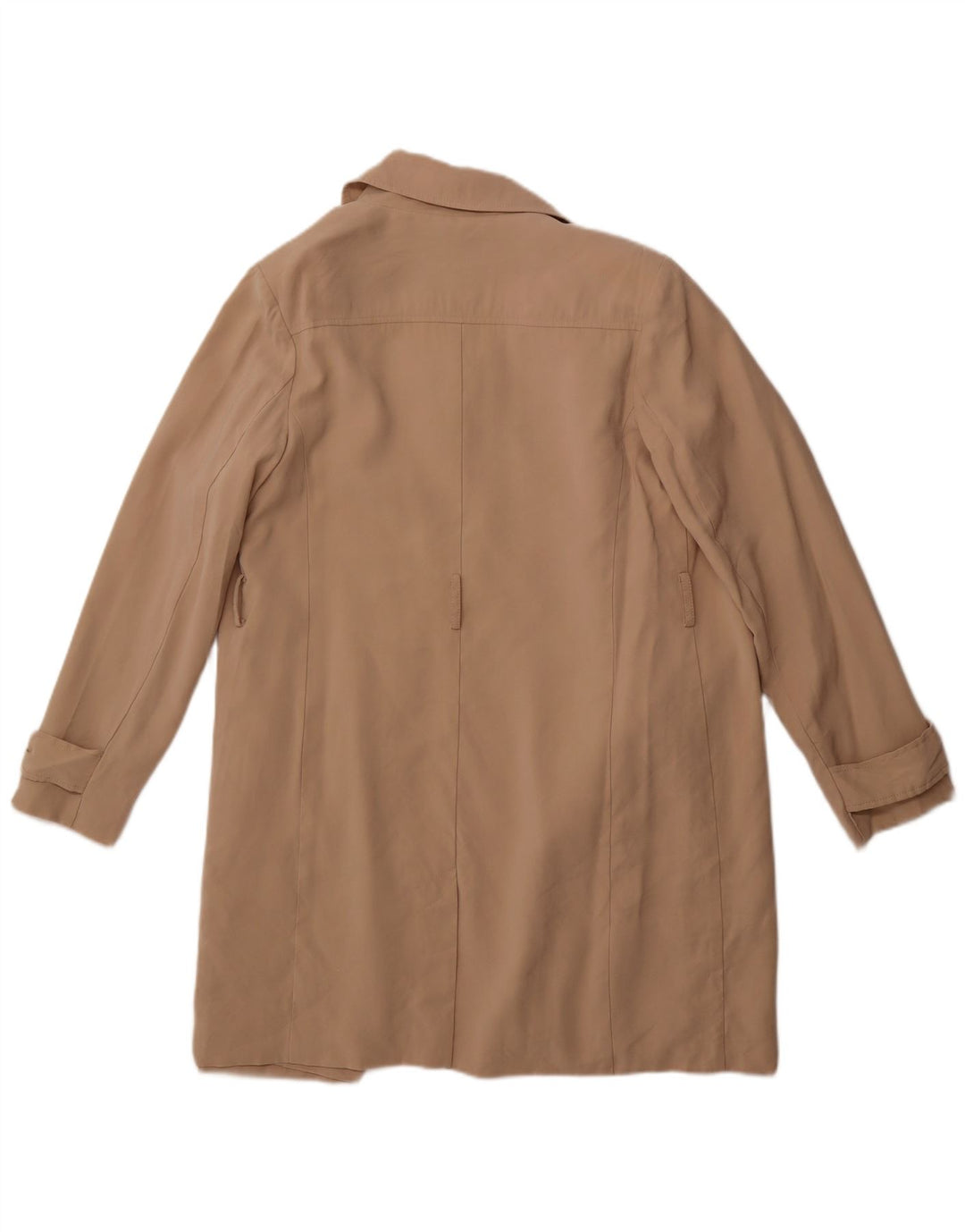 BANANA REPUBLIC Offener Damen-Trenchcoat UK 14 Mittelbeige Viskose