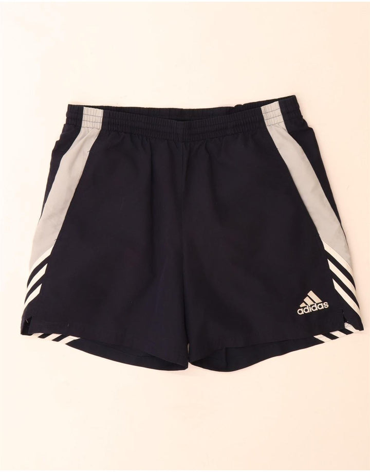 Adidas Herren-Sportshorts, groß, marineblau, Colourblock-Polyester