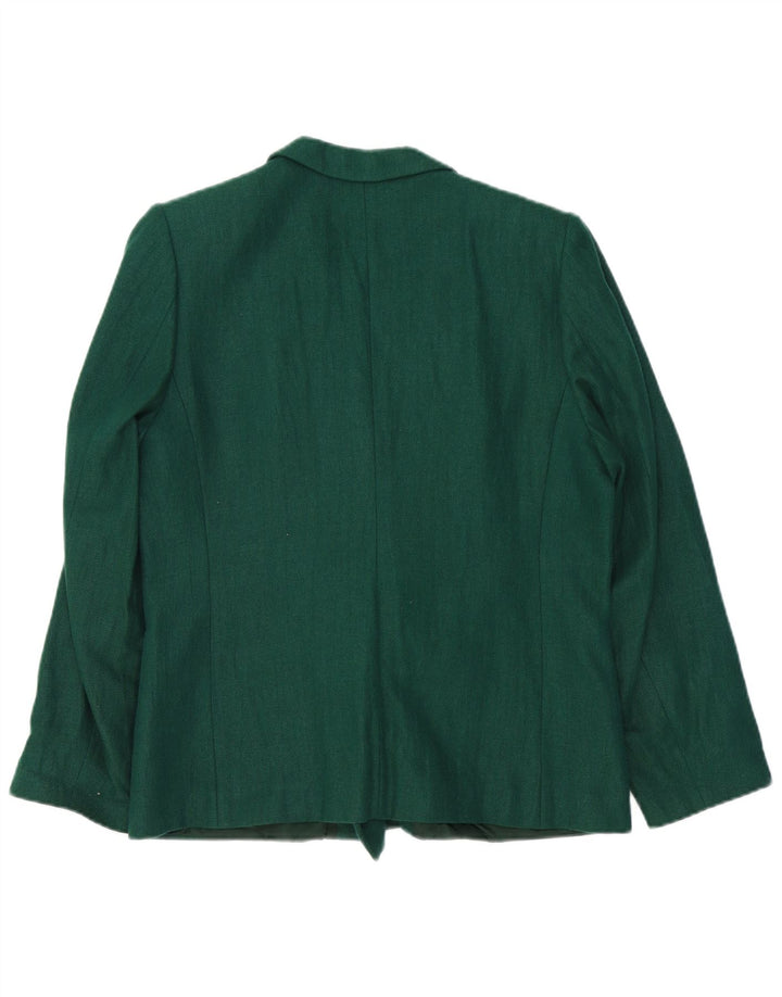 Igi & Igi Damen Zweireihige Blazerjacke IT 42 Mittelgrün