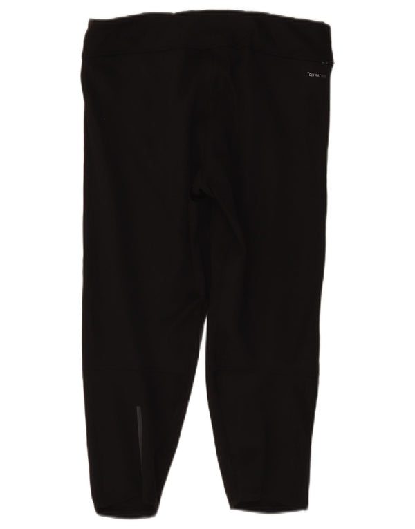 Adidas Womens Running Capri Leggings UK 12 Medium Black Sports