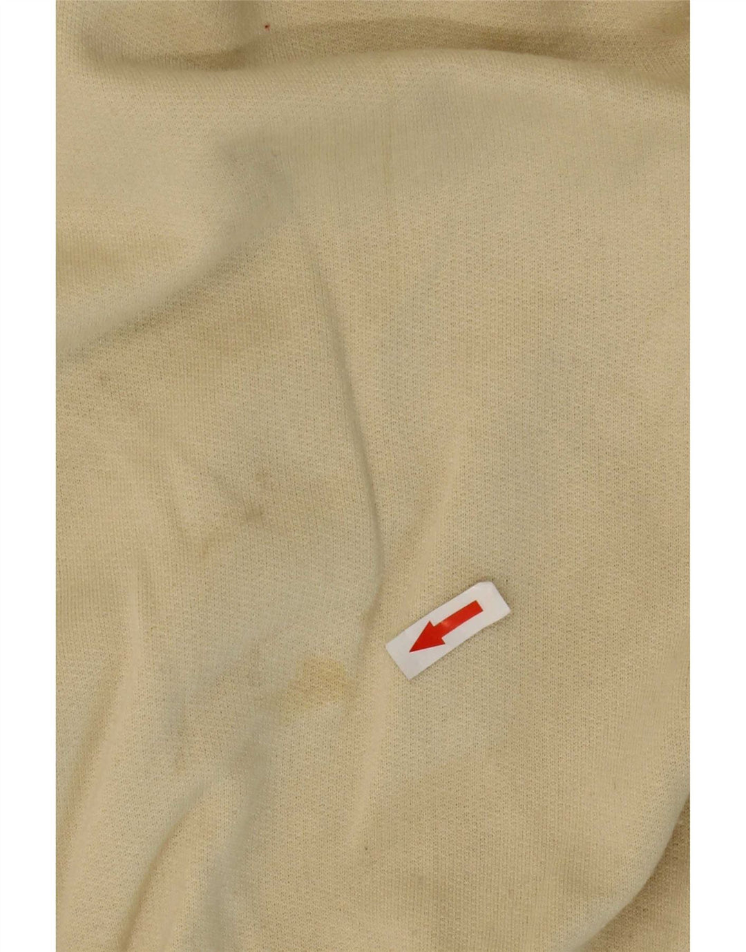 Parmalat Herren-Sweatshirt mit Grafik, groß, beige Baumwolle