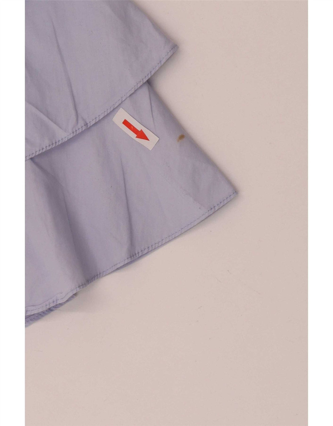 Zara Damen Wickelbluse mit 3/4-Ärmeln, Gr. 10, Blau