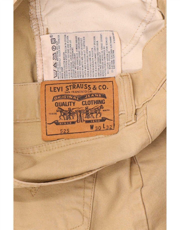 Levi's Herren 525 Bootcut Freizeithose W30 L32 Beige Baumwolle