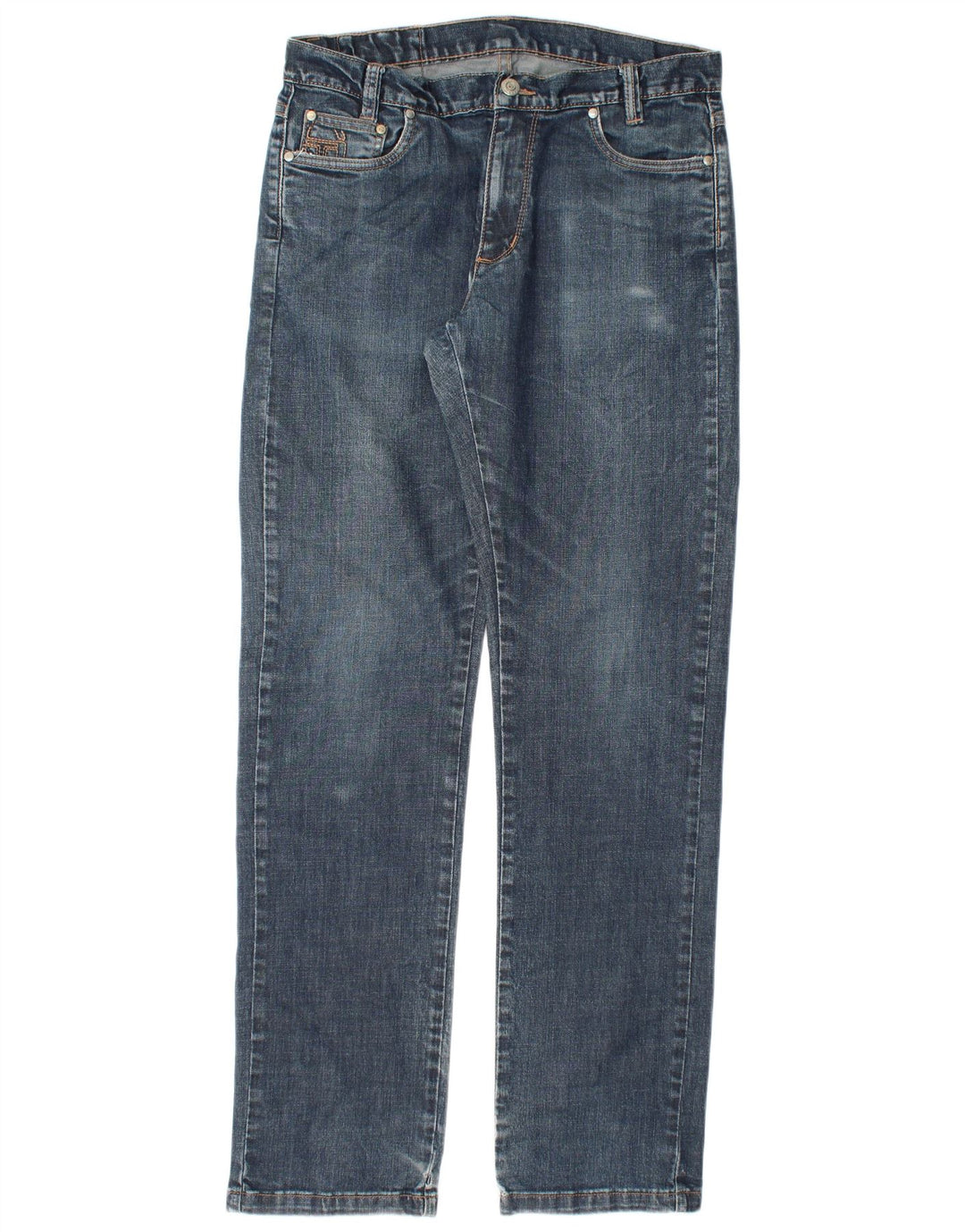 SERGIO TACCHINI Herren Straight Jeans W34 L34 Blaue Baumwolle