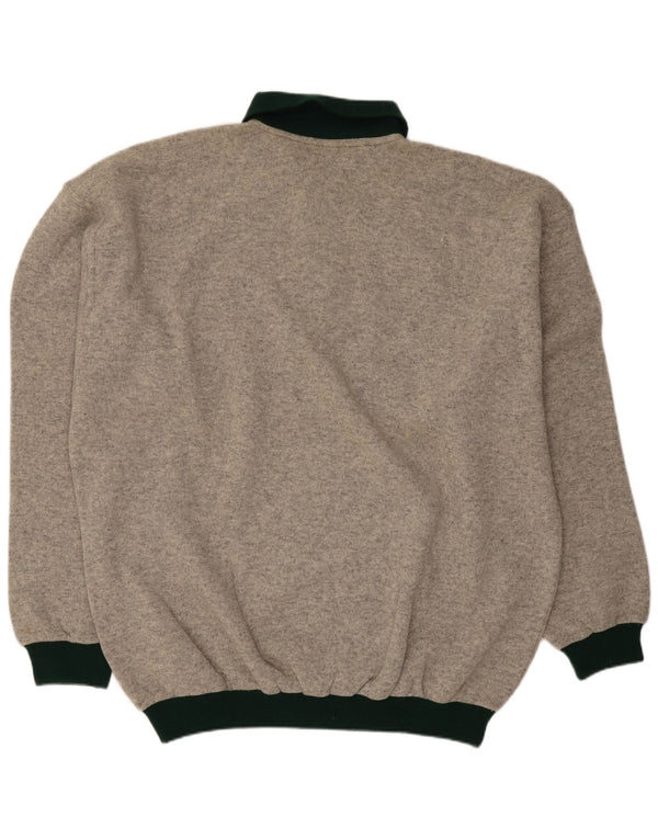Pierre Cardin Herren Rollkragenpullover IT 54 XL Graue Colourblock-Wolle