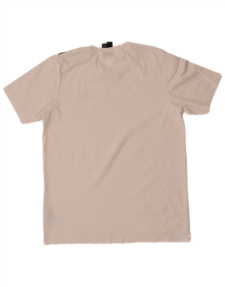 Adidas Herren T-Shirt Top Small Weiß Baumwolle