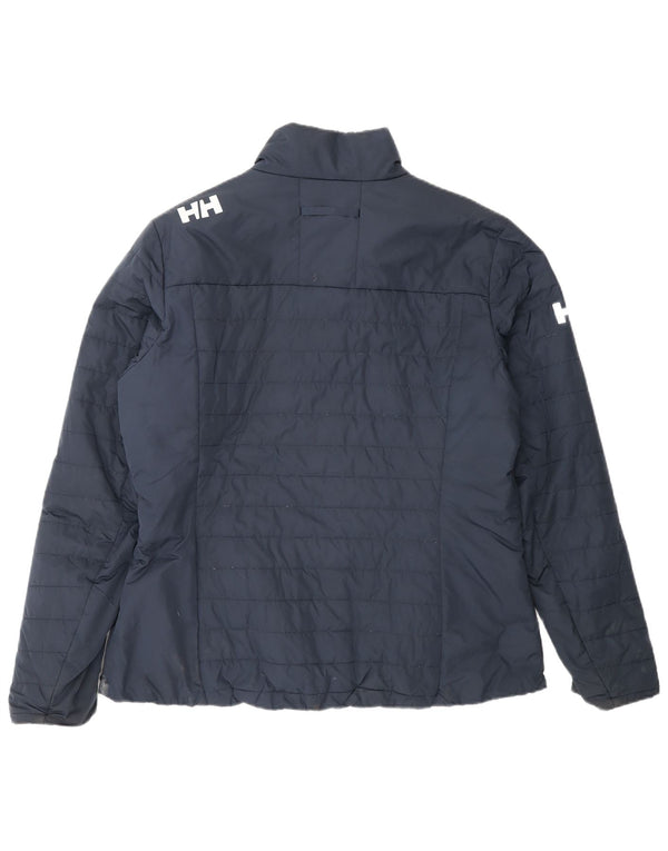 Helly Hansen Mens Padded Jacket UK 42 XL Navy Blue Polyester