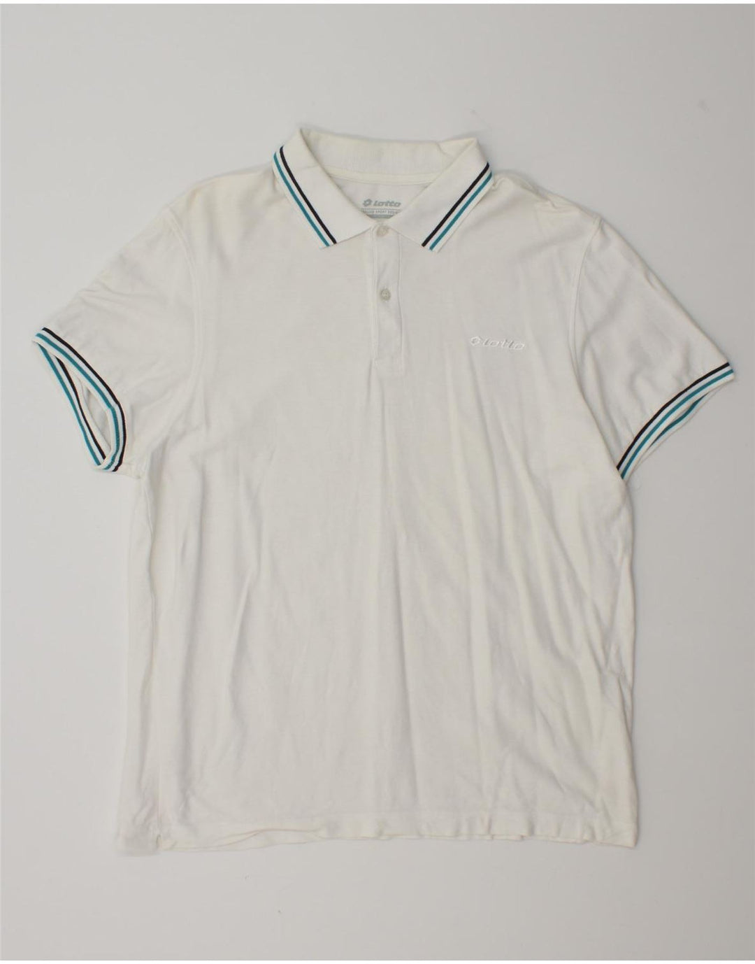Lotto Herren-Poloshirt, Größe L, Weiß