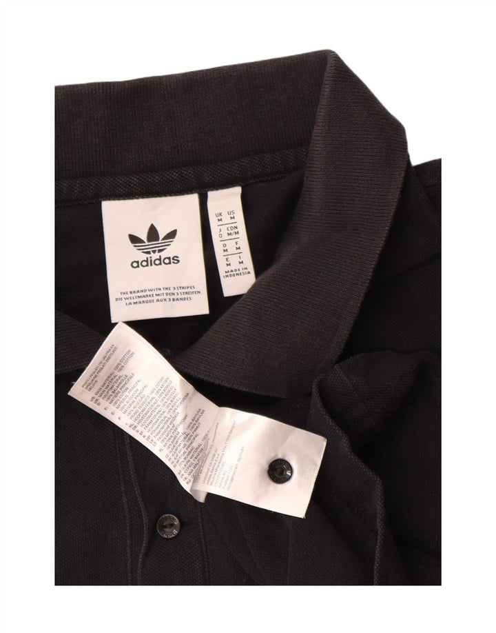 Adidas Herren Poloshirt Medium Schwarz Baumwolle