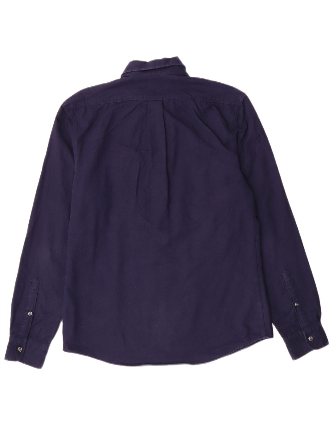Reiss Herren-Hemd, klein, marineblau, Baumwolle