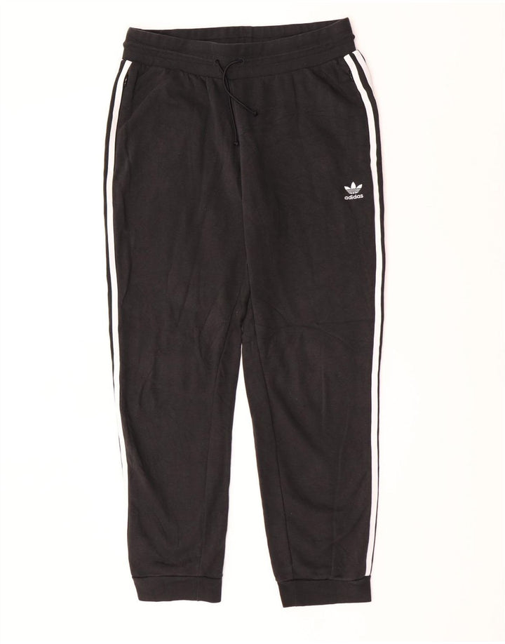 Adidas Herren-Trainingshose, Jogginghose, mittelschwarz, Baumwolle