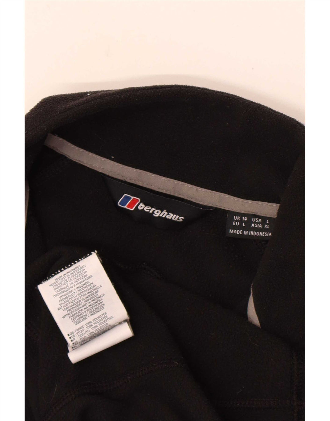 Berghaus Damen Fleecejacke UK 14 Large Schwarz Polyester