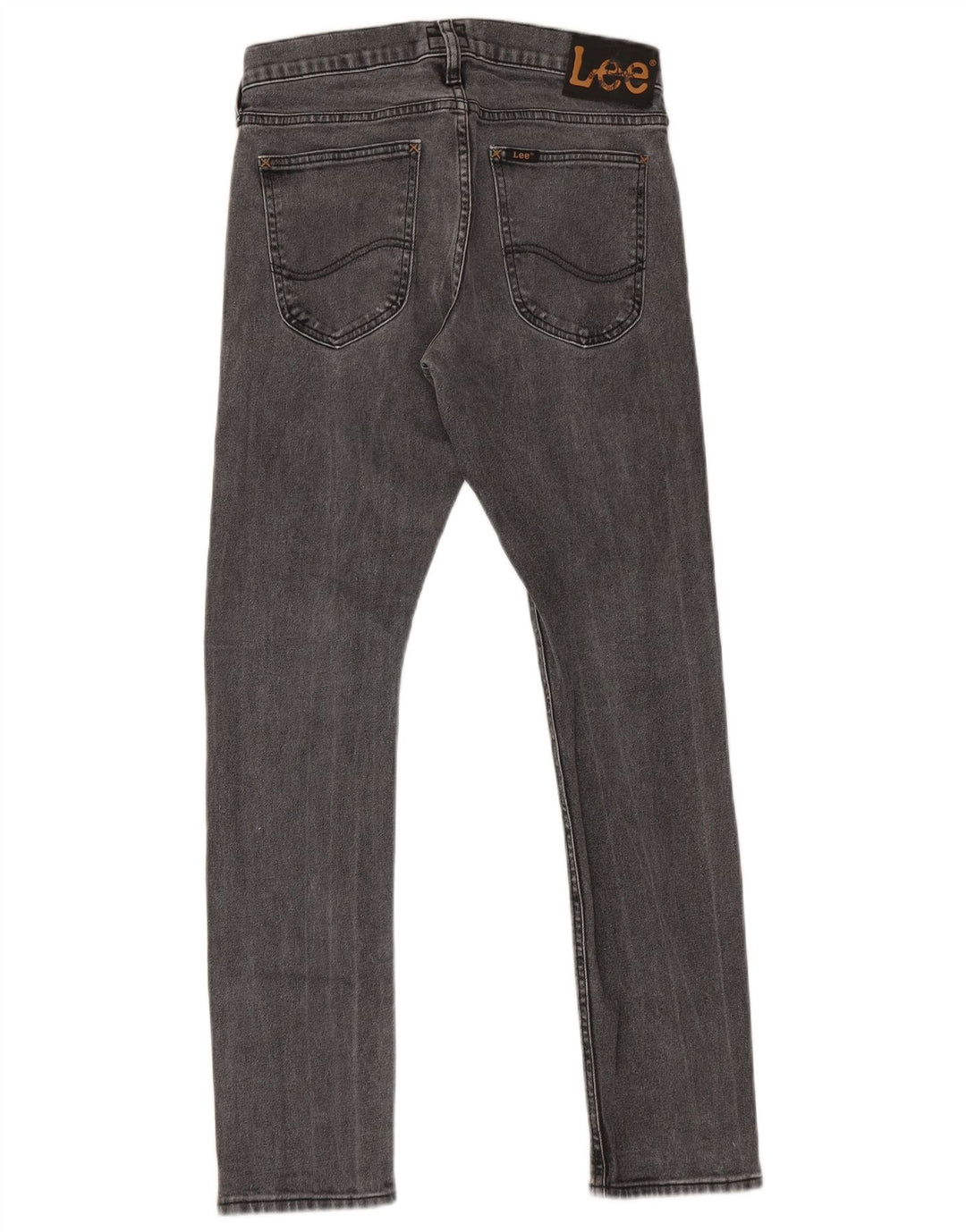 Lee Herren Luke Slim Jeans W28 L30 Graue Baumwolle