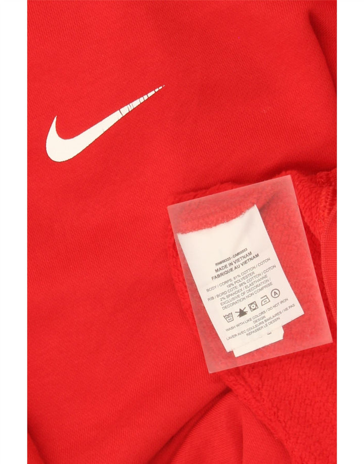 Nike Herren-Sweatshirt-Pullover XL aus roter Baumwolle