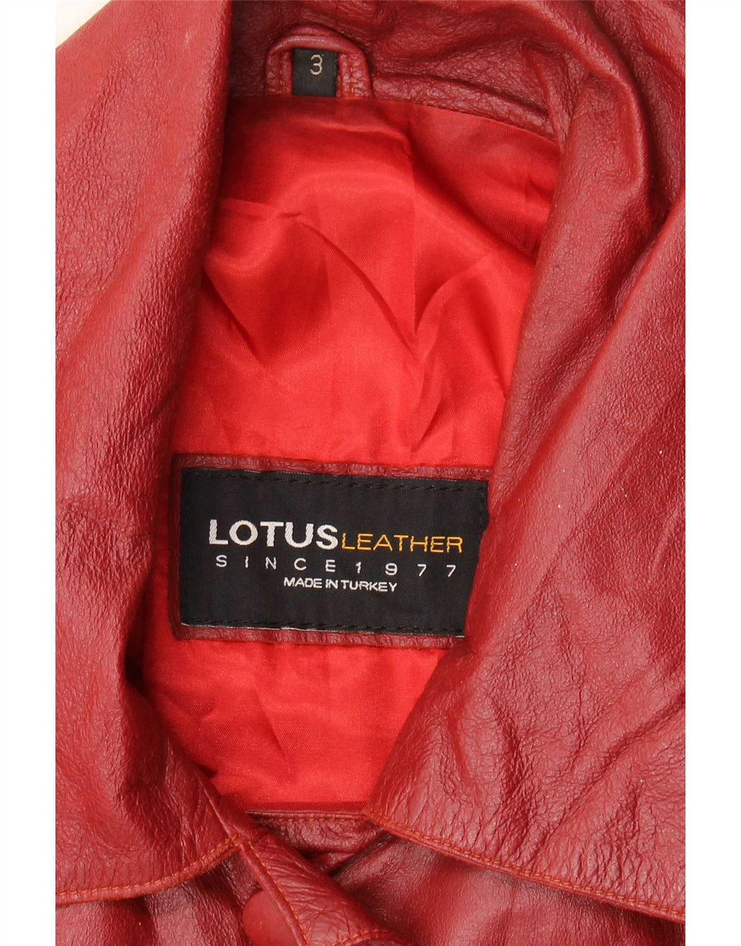 Lotus Damen Ledermantel UK 14 Large Burgund