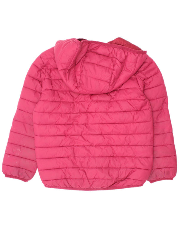Berghaus Wattierte Jacke mit Kapuze für Mädchen, 5–6 Jahre, rosa, Polyester