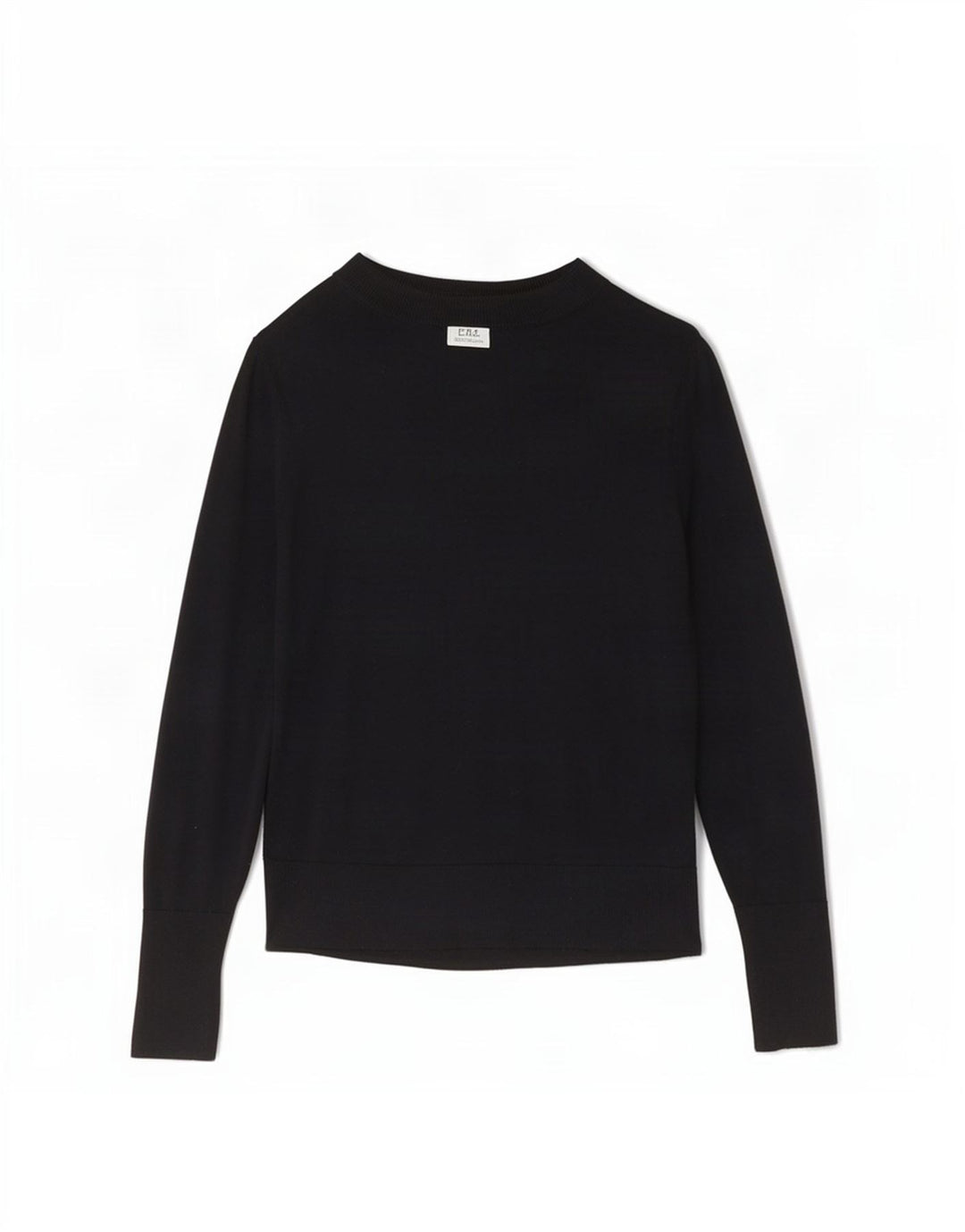Jigsaw Damen-Pullover mit Rollkragen, UK 12, mittelschwarze Wolle