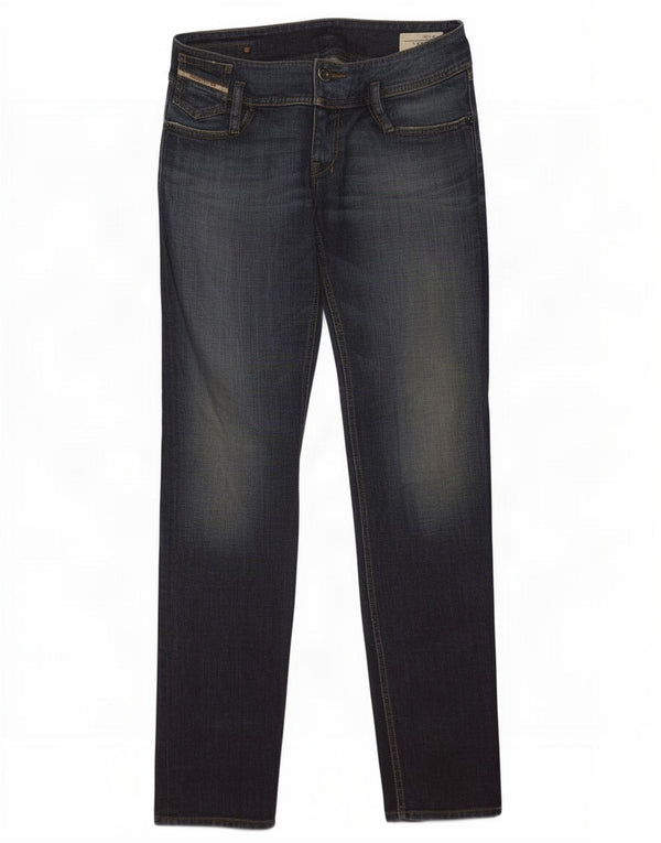 Diesel Damen Skinny Jeans UK 14 Large W32 L34 Marineblaue Baumwolle