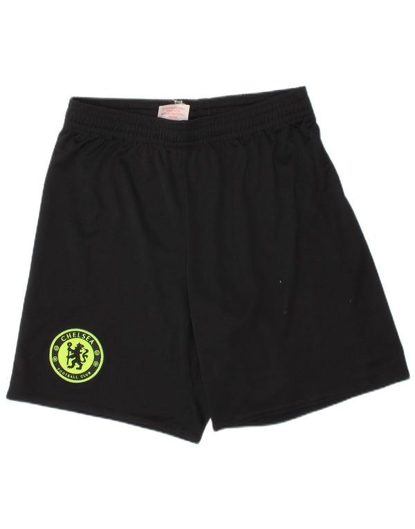 Adidas Jungen Chelsea FC Sportshorts 9–10 Jahre, schwarzes Polyester