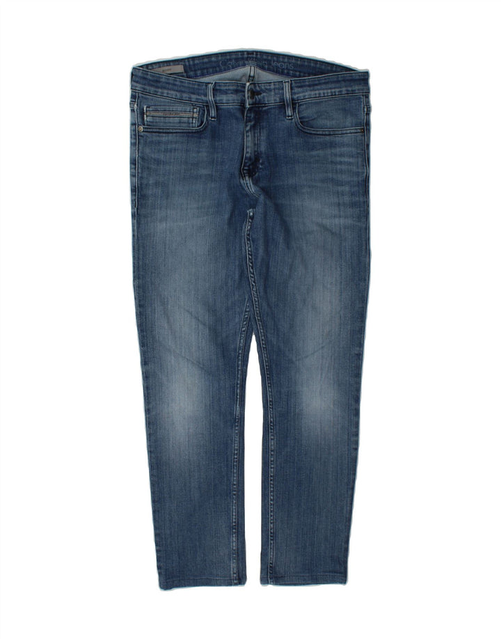 CALVIN KLEIN Mens Skinny Jeans W34 L28  Blue Cotton Vintage Calvin Klein and Second-Hand Calvin Klein from Messina Hembry 