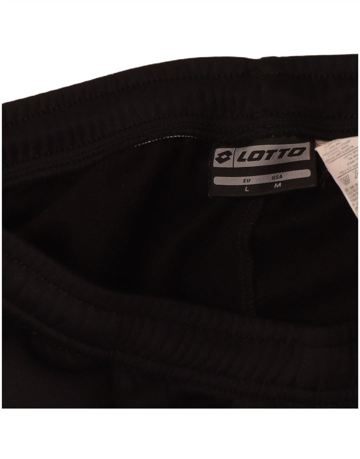 Lotto Herren-Trainingshose, Jogginghose, Mittelschwarz, Polyester