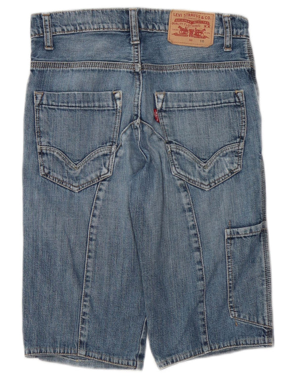 Levi's Jungen Distressed Cargo Denim Shorts 9–10 Jahre W24 Blau