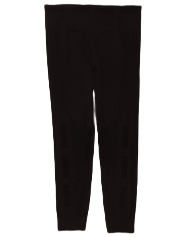Puma Damen Graphic Leggings UK 8 Small Schwarz