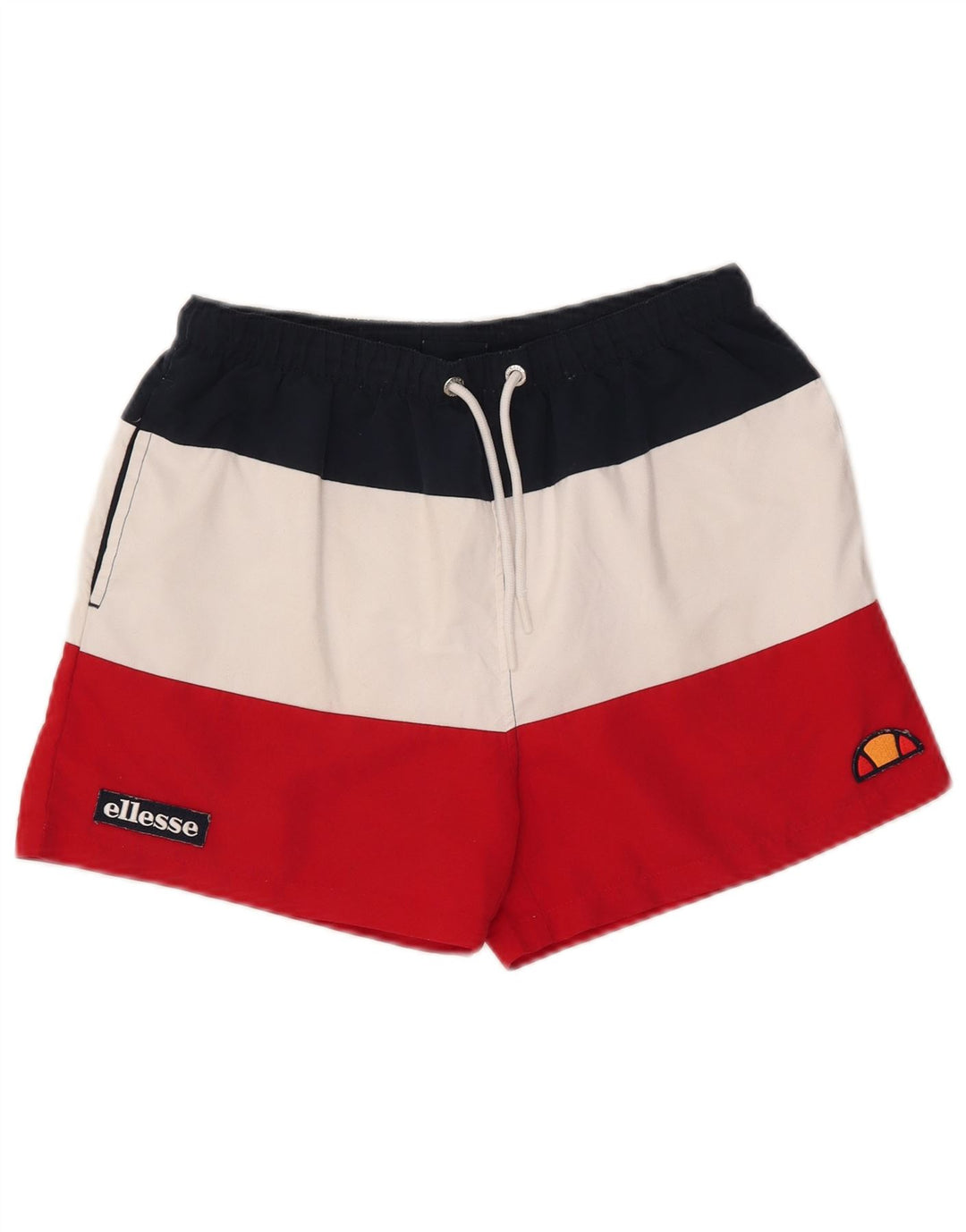 Ellesse Herren Badeshorts XS Mehrfarbiges Colourblock-Polyester