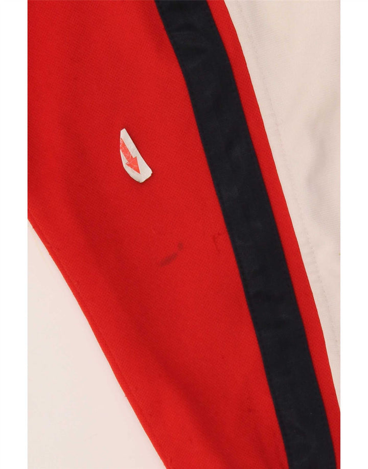 Lotto Damen-Trainingsanzug-Top-Jacke, UK 16, Größe L, Rot, Farbblock
