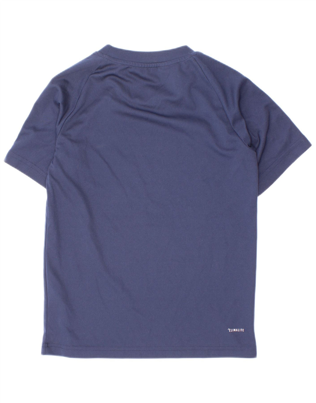 Adidas Jungen Climalite T-Shirt Top 7-8 Jahre Marineblau Polyester