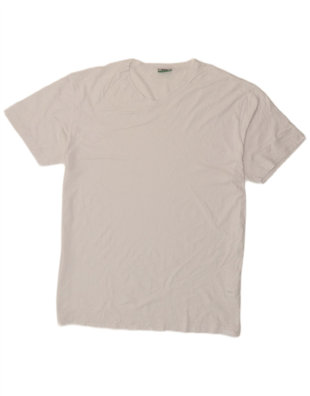 Fila Herren T-Shirt Top 2XL Weiße Baumwolle