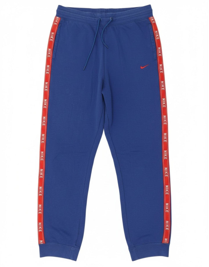 Nike Herren-Trainingshose mit Grafik, mittelblau, Farbblock