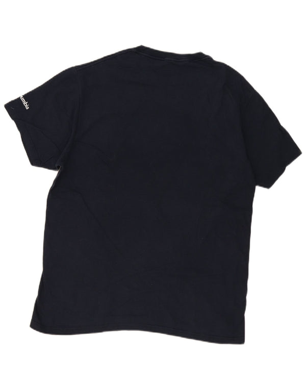 Columbia Herren-T-Shirt mit Grafik, groß, marineblau, Baumwolle