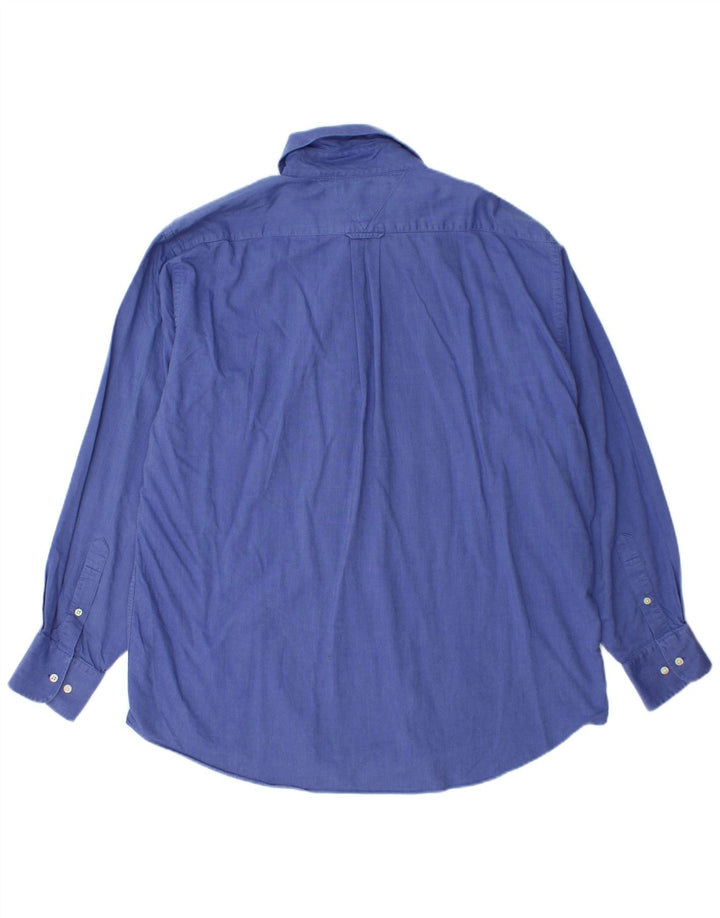 Tommy Hilfiger Herrenhemd Größe 16 1/2 Large Blau