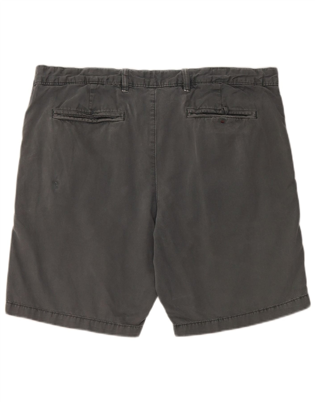 Marks & Spencer Damen Chinoshorts W36 Large Graue Baumwolle