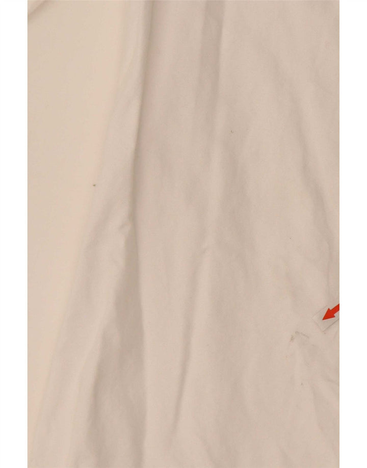 Superdry Damen-Hemd UK 16 Large aus weißer Baumwolle