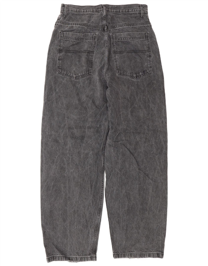 Topshop Damen Baggy Loose Jeans W30 L32 Schwarz Polyester