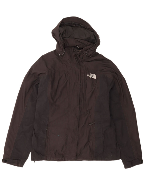 The North Face Damen-Regenjacke mit Kapuze, UK 12, mittelschwarzes Nylon