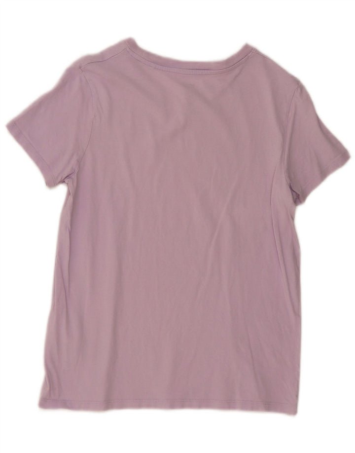 Levi's Damen T-Shirt Top UK 10 Small Lila Baumwolle