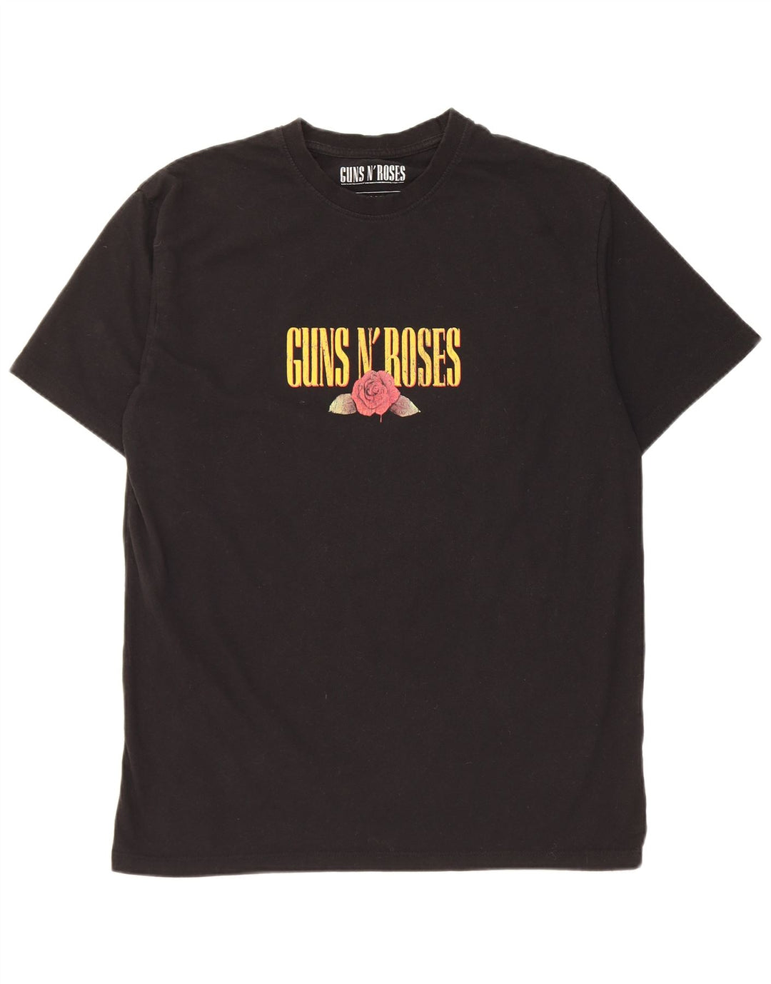 Pull & Bear Herren-T-Shirt mit Grafik, Mittelschwarzes Polyester