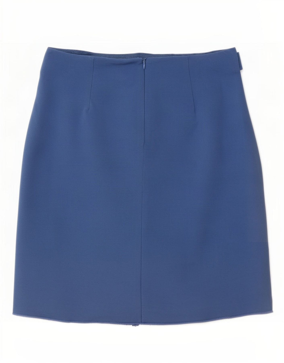 Gerader Damenrock von M&Co UK 12 Medium W30 Blaue Viskose