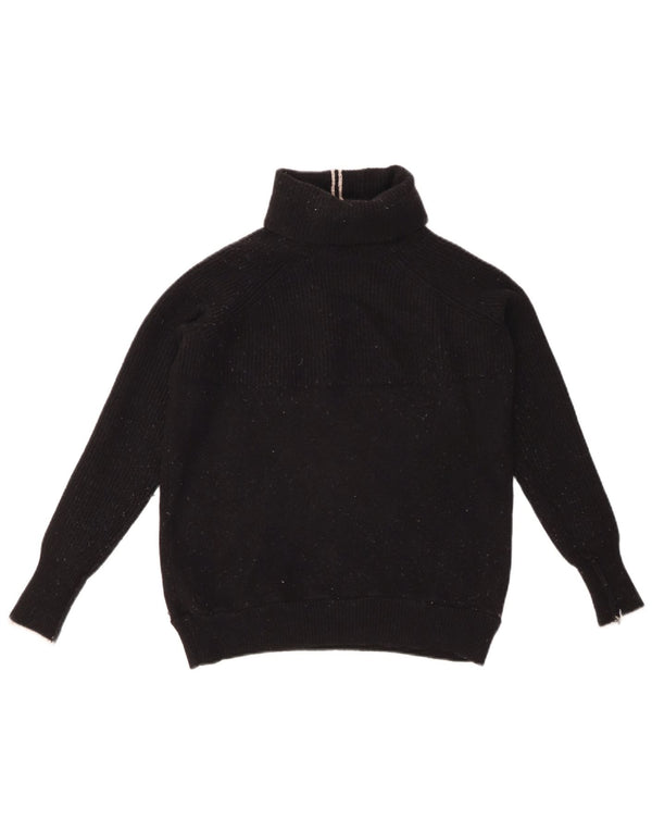 JOULES Rollkragenpullover für Damen, Gr. 8, Schwarz