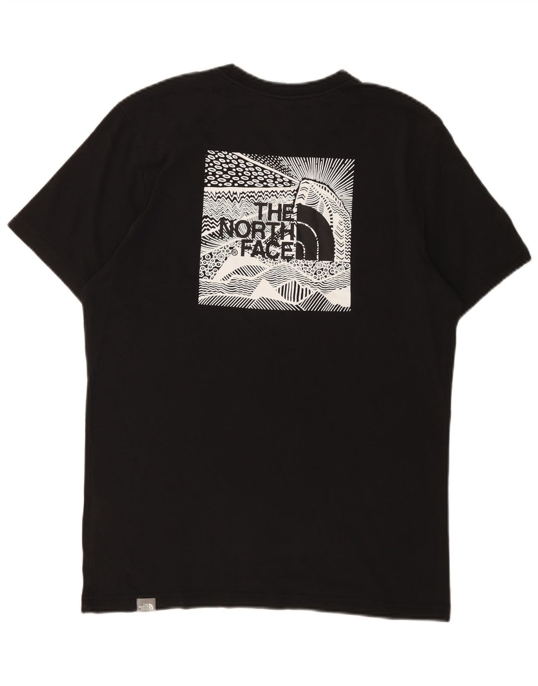 The North Face Herren-T-Shirt mit Grafik, mittelschwarze Baumwolle