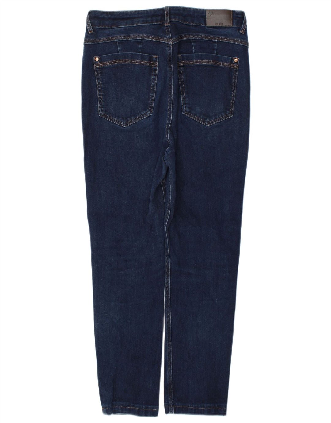 Magic Damen Slim Jeans UK 12 Medium W30 L26 Marineblau Baumwolle