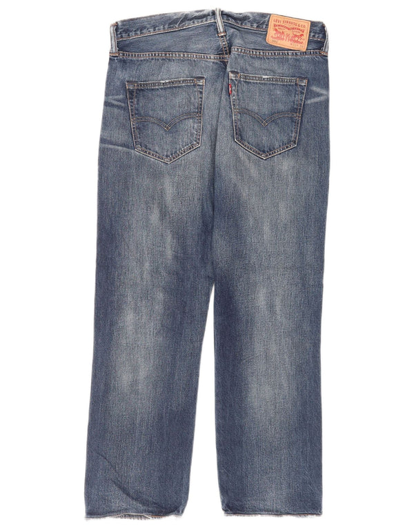 Levi's Herren 501 Straight Jeans W33 L27 Blaue Baumwolle
