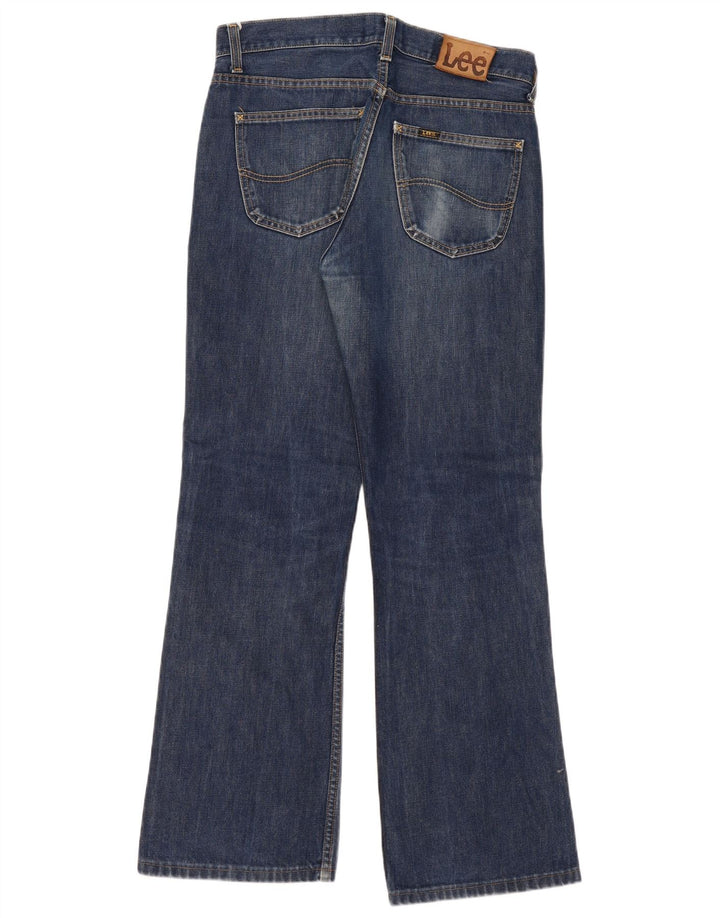 Lee Herren Denver Bootcut Jeans W34 L32 Blaue Baumwolle