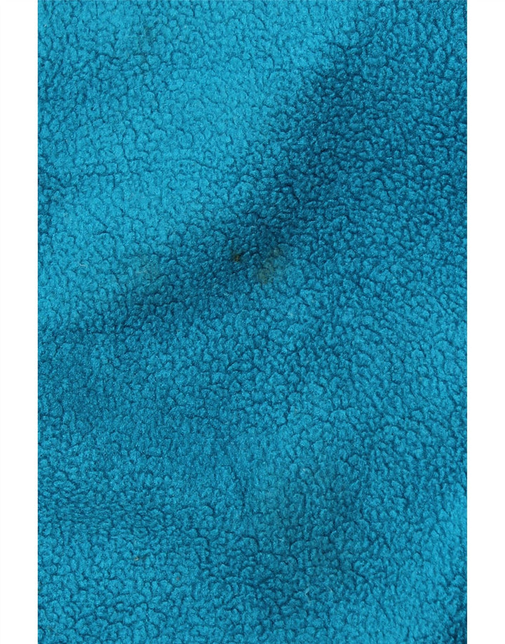 SALEWA Herren Polartec Fleece-Pullover mit Reißverschluss, XL, blaues Farbblock-Polyester