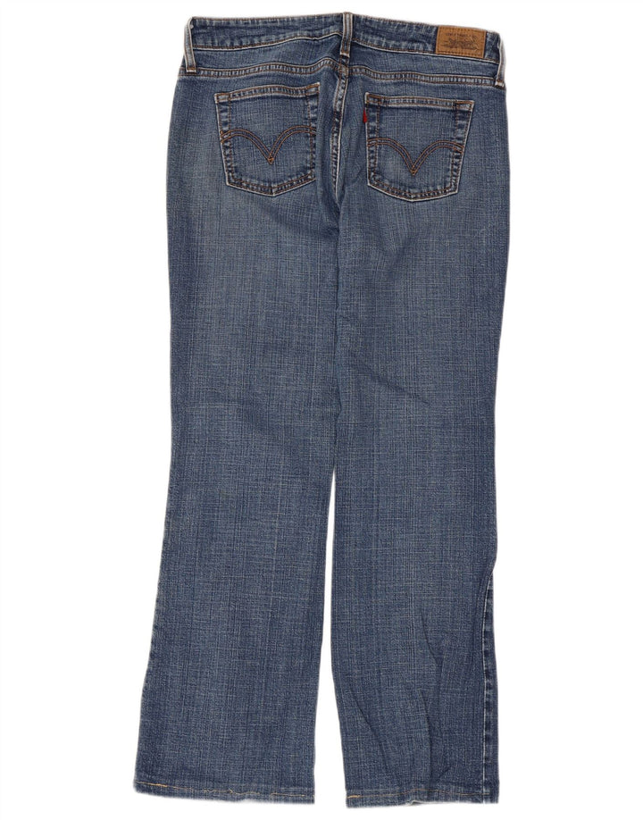 Levi's Damen 545 Low Bootcut Jeans US 6 Medium W32 L28 Blaue Baumwolle