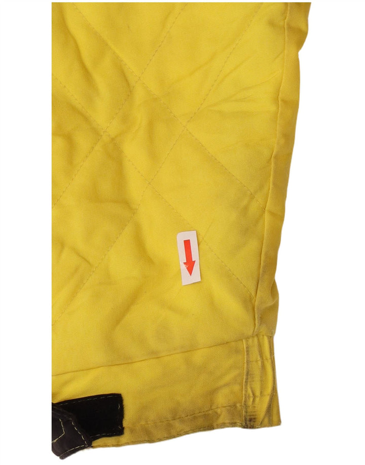 Sergio Tacchini Herren-Skijacke mit Kapuze, UK 36, Small, Gelb, Farbblock